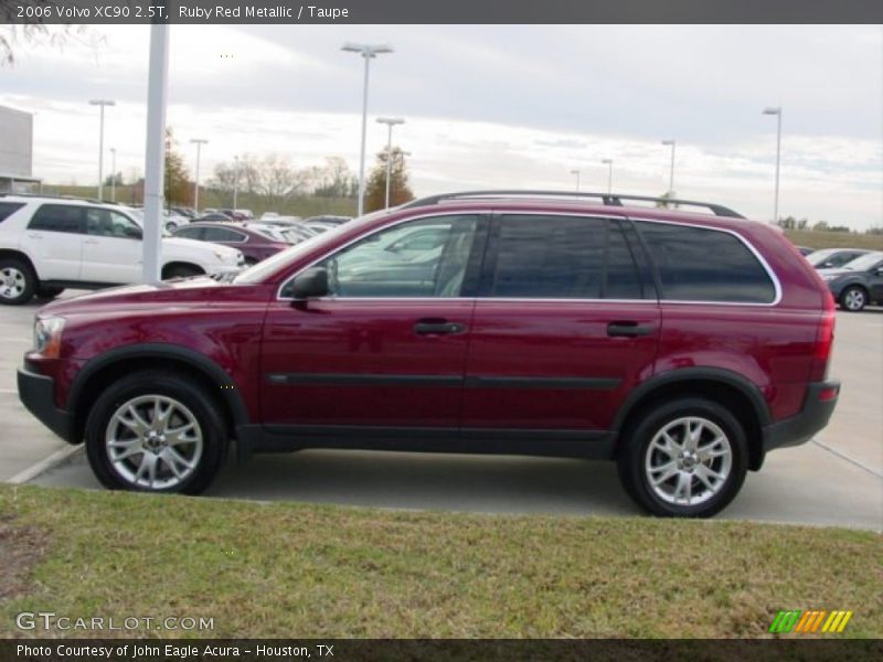Ruby Red Metallic / Taupe 2006 Volvo XC90 2.5T