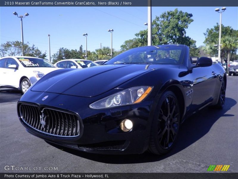 Nero (Black) / Nero 2010 Maserati GranTurismo Convertible GranCabrio