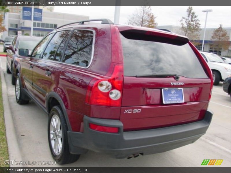 Ruby Red Metallic / Taupe 2006 Volvo XC90 2.5T