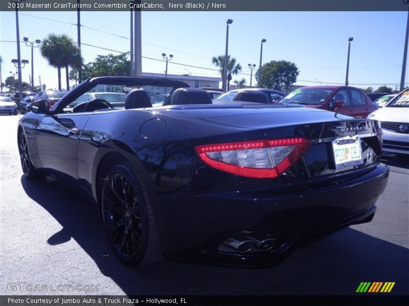 Nero (Black) / Nero 2010 Maserati GranTurismo Convertible GranCabrio