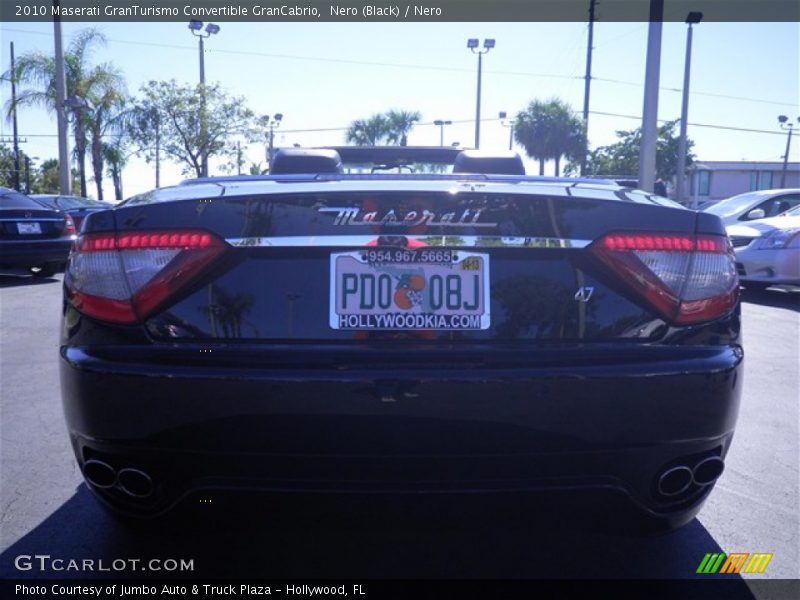 Nero (Black) / Nero 2010 Maserati GranTurismo Convertible GranCabrio
