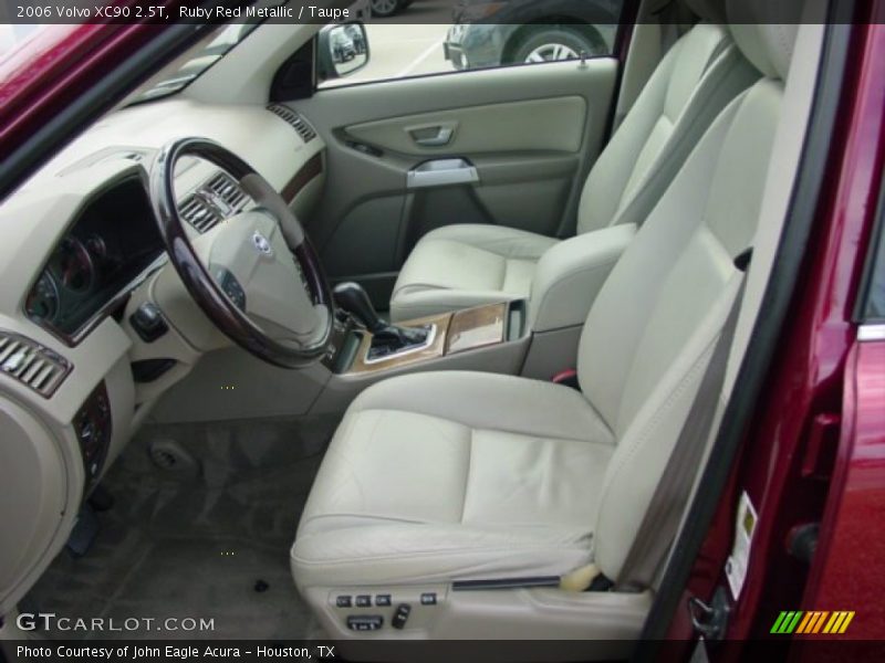 Ruby Red Metallic / Taupe 2006 Volvo XC90 2.5T