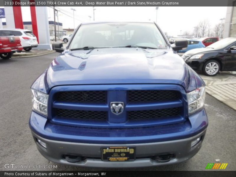 Deep Water Blue Pearl / Dark Slate/Medium Graystone 2010 Dodge Ram 1500 TRX4 Crew Cab 4x4