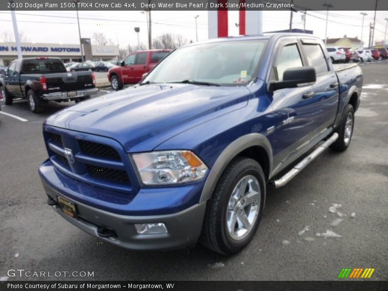 Deep Water Blue Pearl / Dark Slate/Medium Graystone 2010 Dodge Ram 1500 TRX4 Crew Cab 4x4