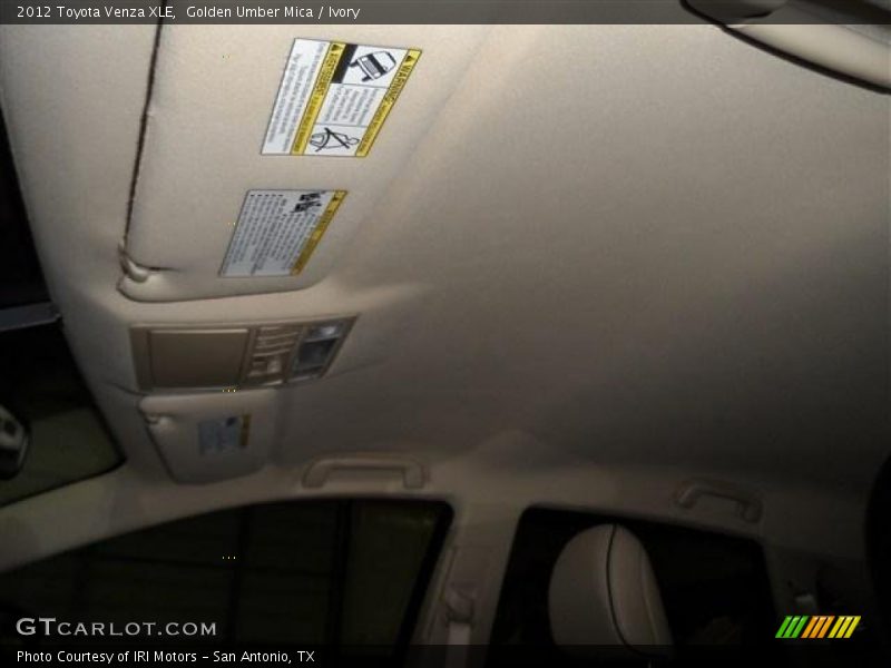 Golden Umber Mica / Ivory 2012 Toyota Venza XLE