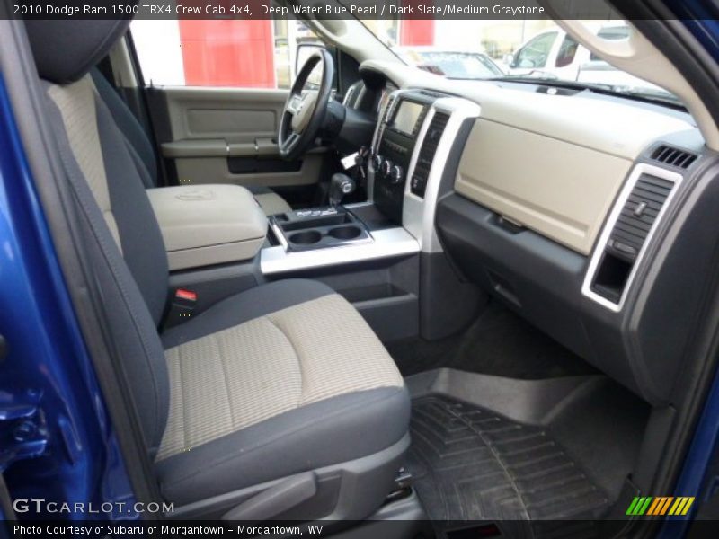 Deep Water Blue Pearl / Dark Slate/Medium Graystone 2010 Dodge Ram 1500 TRX4 Crew Cab 4x4