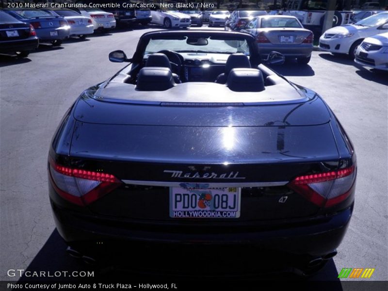 Nero (Black) / Nero 2010 Maserati GranTurismo Convertible GranCabrio