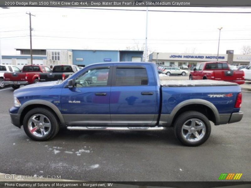 Deep Water Blue Pearl / Dark Slate/Medium Graystone 2010 Dodge Ram 1500 TRX4 Crew Cab 4x4