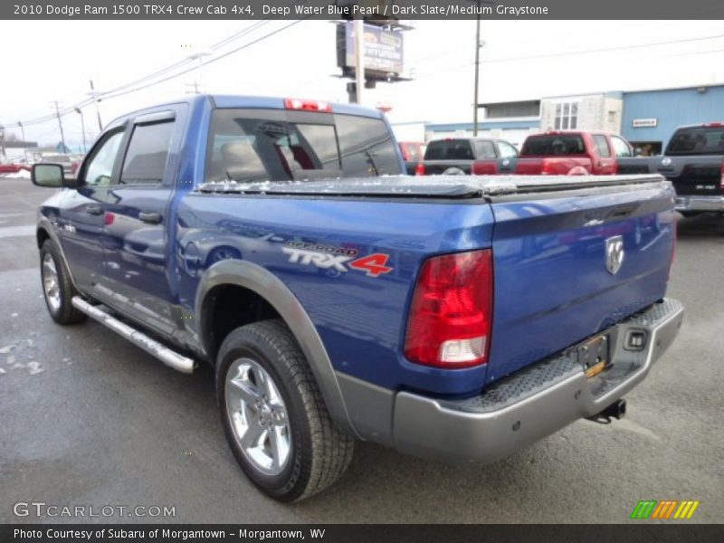 Deep Water Blue Pearl / Dark Slate/Medium Graystone 2010 Dodge Ram 1500 TRX4 Crew Cab 4x4