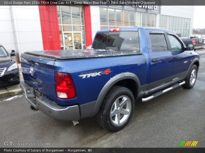 Deep Water Blue Pearl / Dark Slate/Medium Graystone 2010 Dodge Ram 1500 TRX4 Crew Cab 4x4