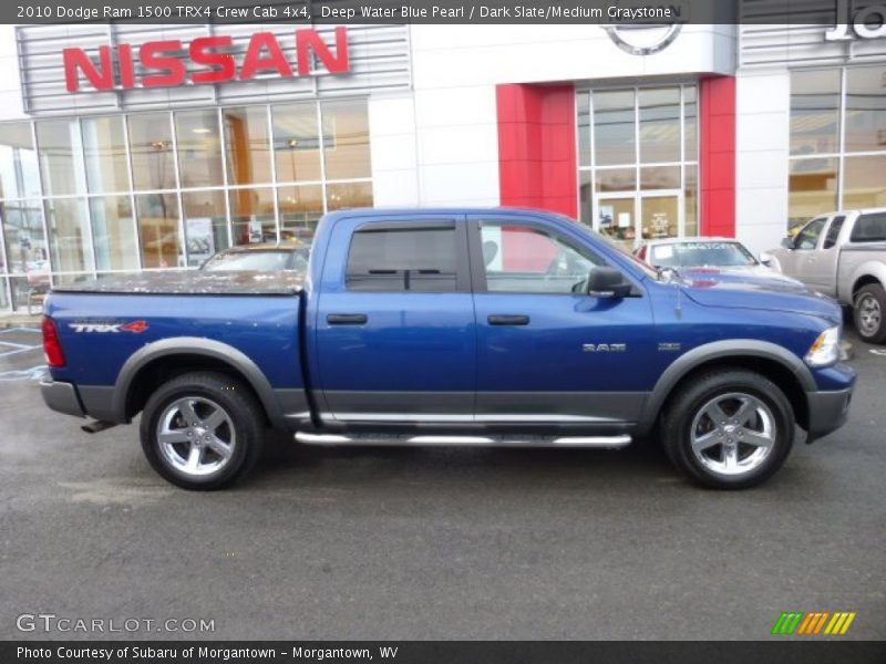 Deep Water Blue Pearl / Dark Slate/Medium Graystone 2010 Dodge Ram 1500 TRX4 Crew Cab 4x4
