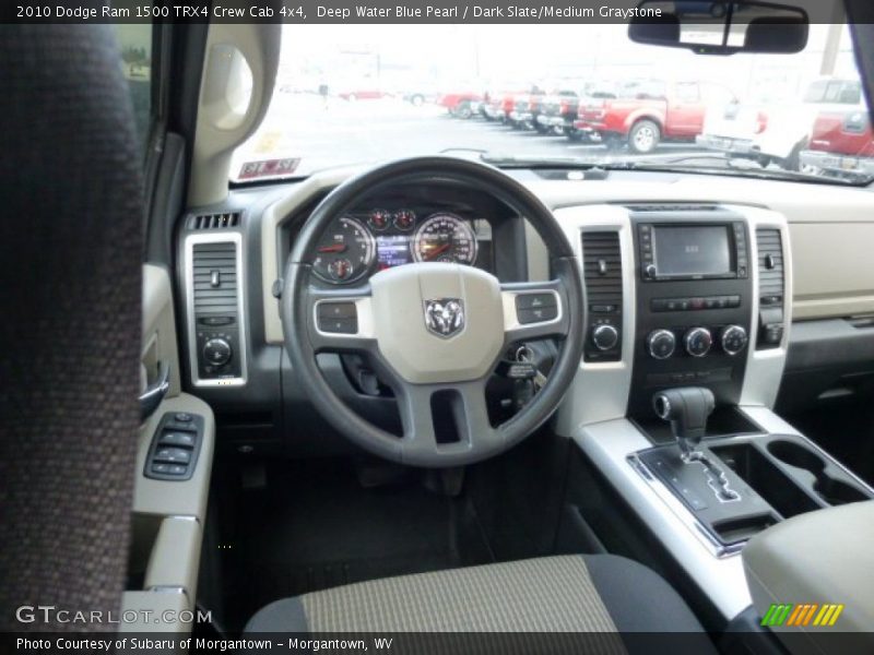 Deep Water Blue Pearl / Dark Slate/Medium Graystone 2010 Dodge Ram 1500 TRX4 Crew Cab 4x4