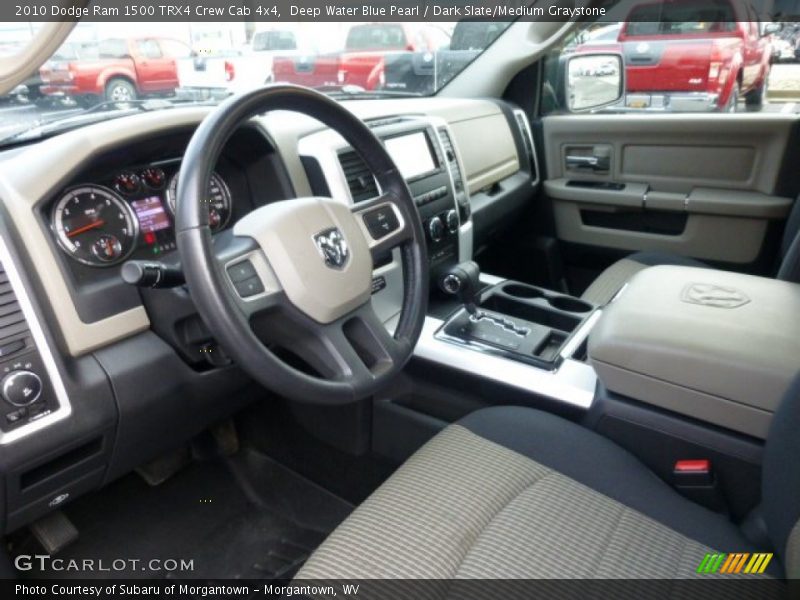 Deep Water Blue Pearl / Dark Slate/Medium Graystone 2010 Dodge Ram 1500 TRX4 Crew Cab 4x4