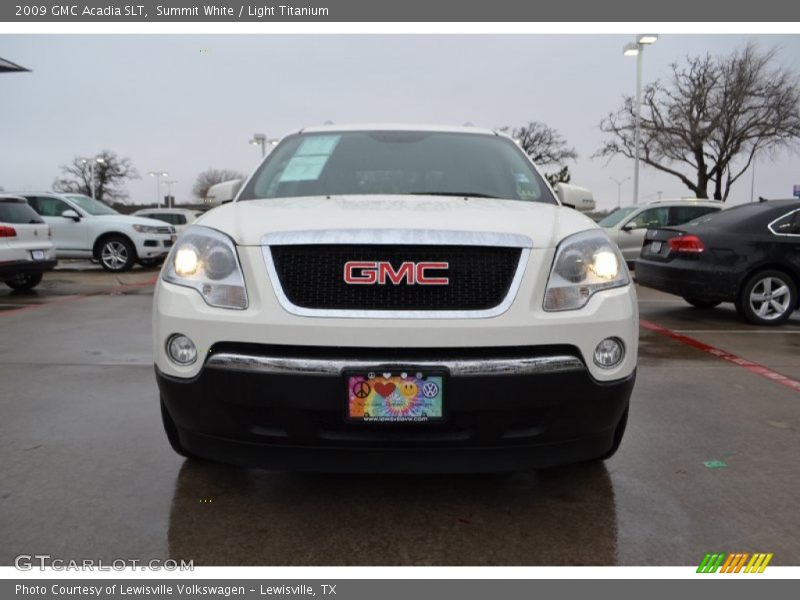 Summit White / Light Titanium 2009 GMC Acadia SLT