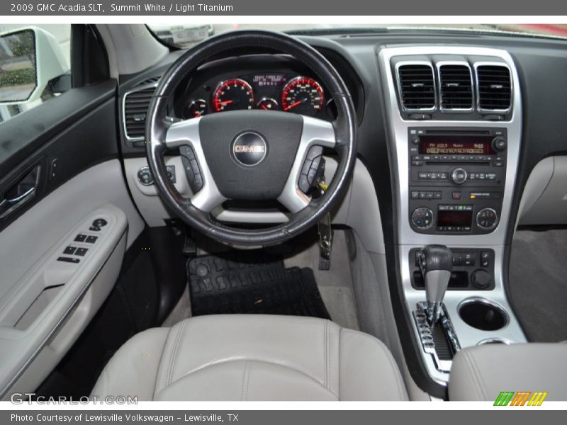 Summit White / Light Titanium 2009 GMC Acadia SLT
