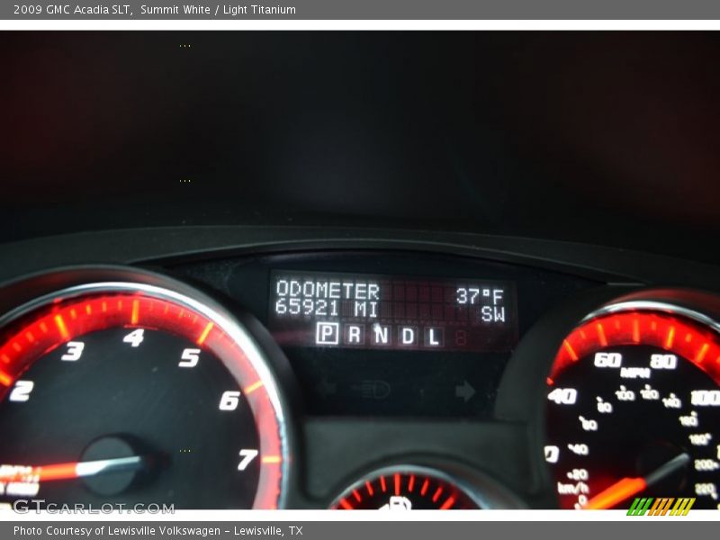 Summit White / Light Titanium 2009 GMC Acadia SLT