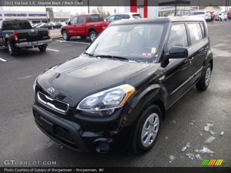 Shadow Black / Black Cloth 2012 Kia Soul 1.6