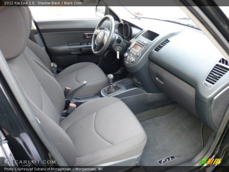 Shadow Black / Black Cloth 2012 Kia Soul 1.6