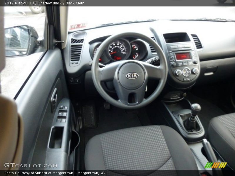 Shadow Black / Black Cloth 2012 Kia Soul 1.6