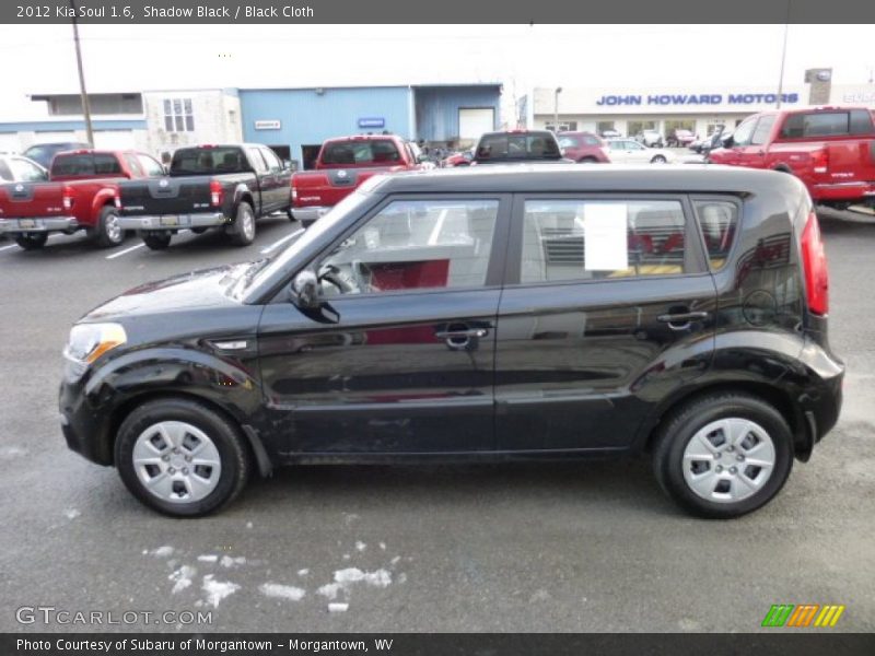 Shadow Black / Black Cloth 2012 Kia Soul 1.6