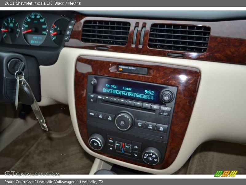 Black / Neutral 2011 Chevrolet Impala LT