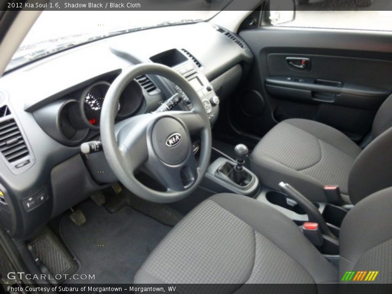 Shadow Black / Black Cloth 2012 Kia Soul 1.6