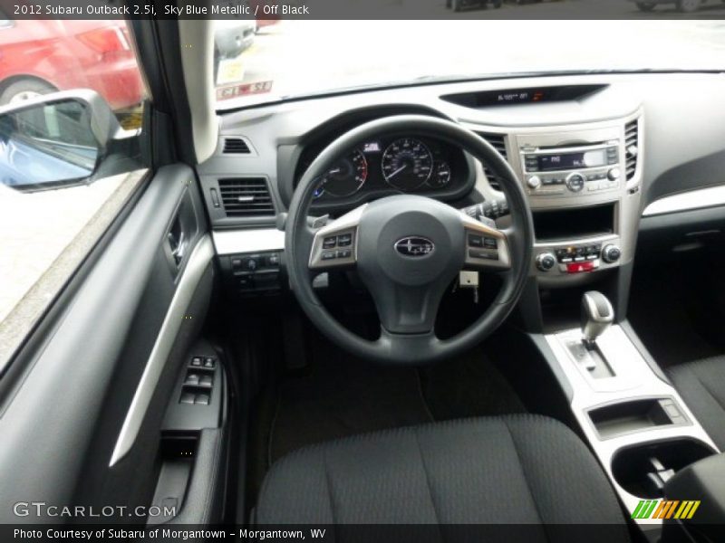Sky Blue Metallic / Off Black 2012 Subaru Outback 2.5i