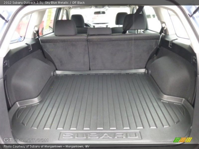 Sky Blue Metallic / Off Black 2012 Subaru Outback 2.5i