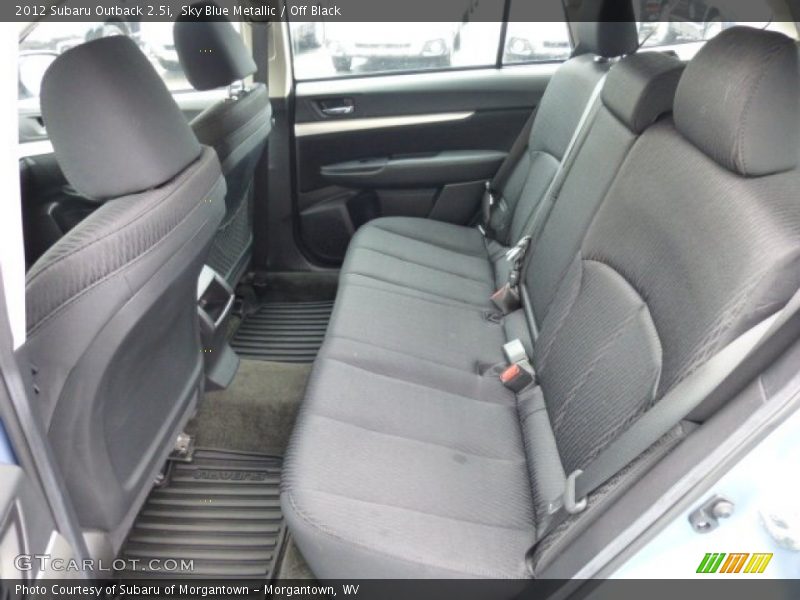Sky Blue Metallic / Off Black 2012 Subaru Outback 2.5i