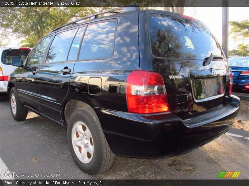 Black / Gray 2005 Toyota Highlander I4
