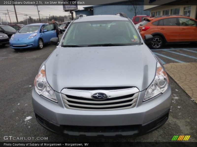 Ice Silver Metallic / Off Black 2012 Subaru Outback 2.5i