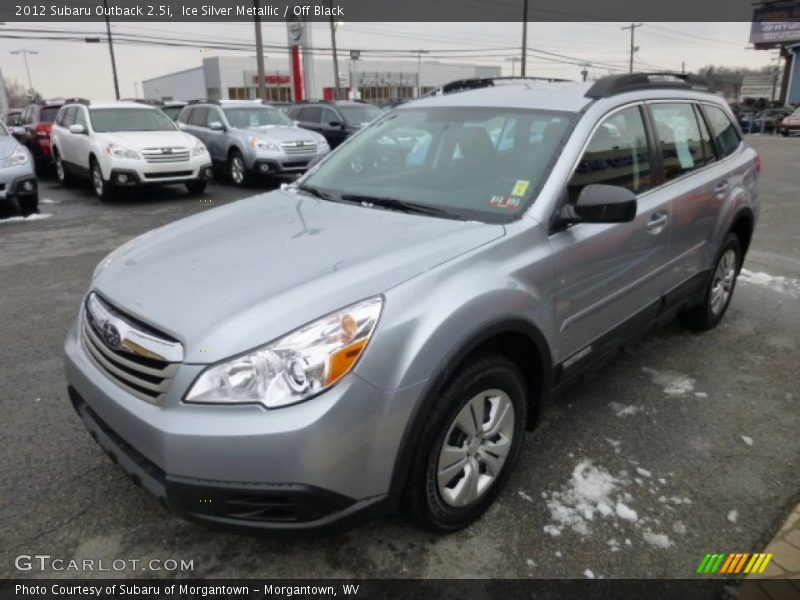 Ice Silver Metallic / Off Black 2012 Subaru Outback 2.5i