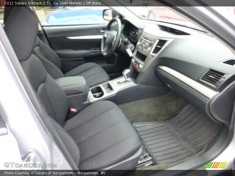 Ice Silver Metallic / Off Black 2012 Subaru Outback 2.5i