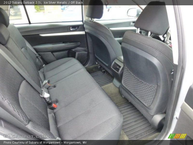 Ice Silver Metallic / Off Black 2012 Subaru Outback 2.5i