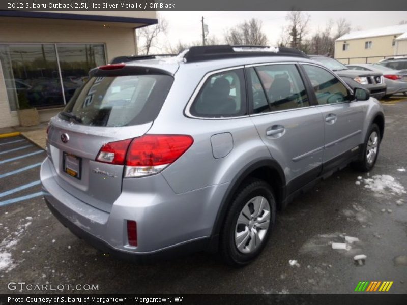 Ice Silver Metallic / Off Black 2012 Subaru Outback 2.5i