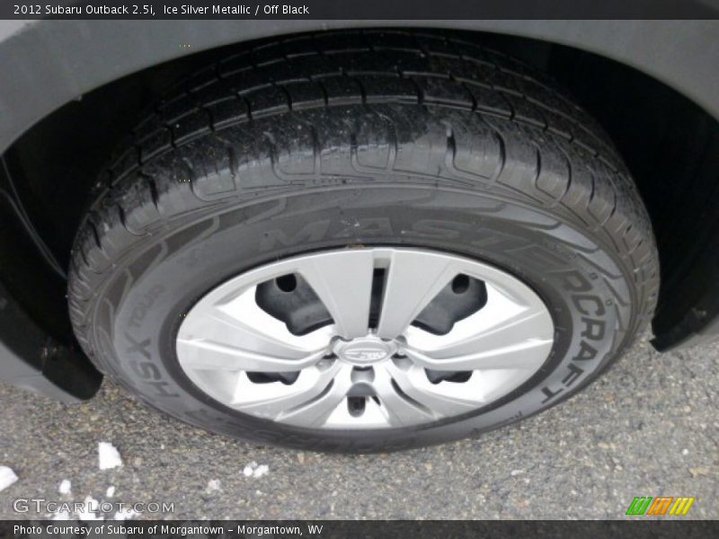 Ice Silver Metallic / Off Black 2012 Subaru Outback 2.5i