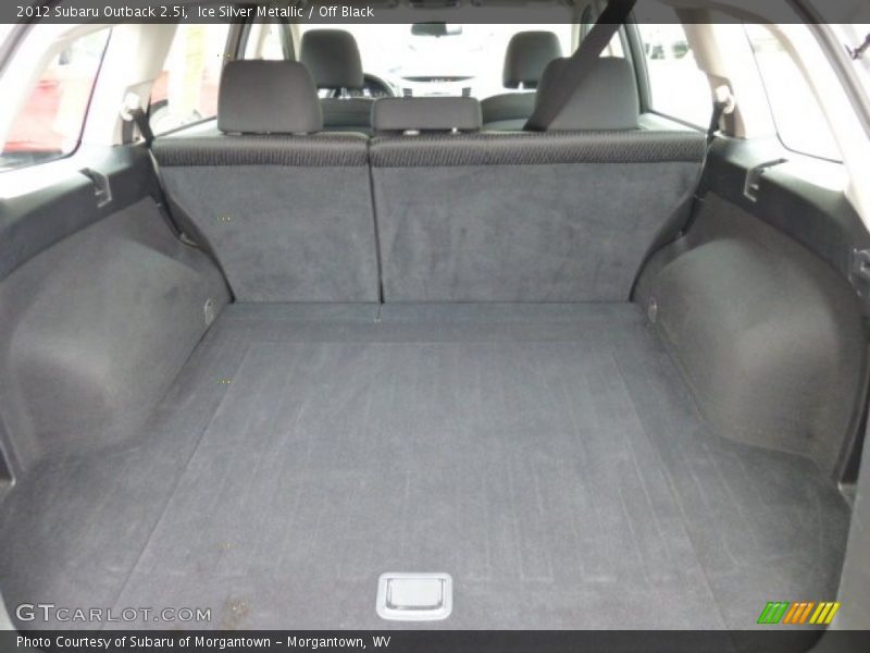 Ice Silver Metallic / Off Black 2012 Subaru Outback 2.5i
