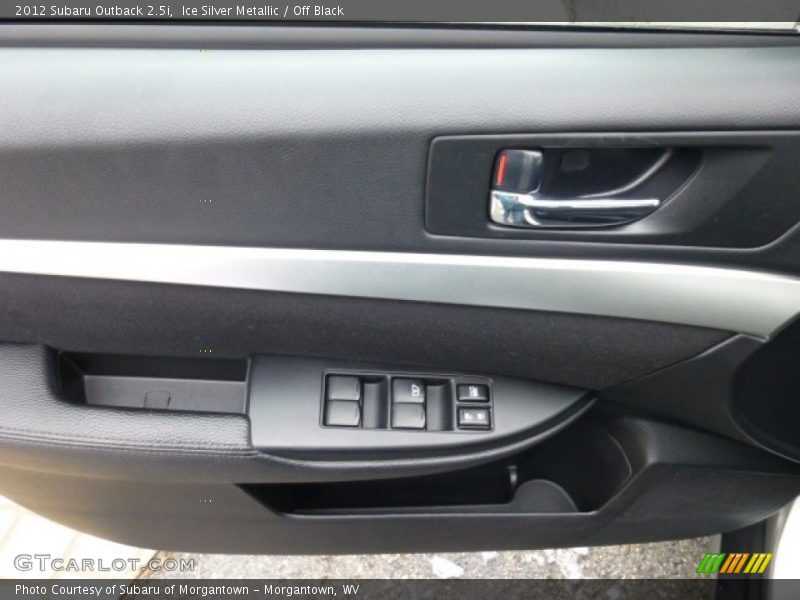 Ice Silver Metallic / Off Black 2012 Subaru Outback 2.5i