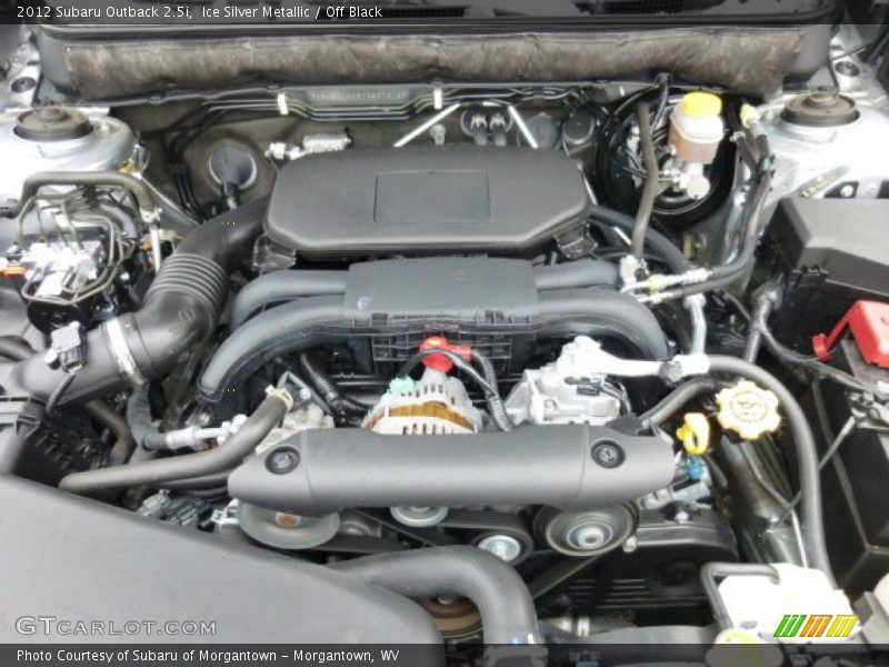 Ice Silver Metallic / Off Black 2012 Subaru Outback 2.5i