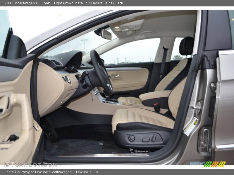 Light Brown Metallic / Desert Beige/Black 2013 Volkswagen CC Sport
