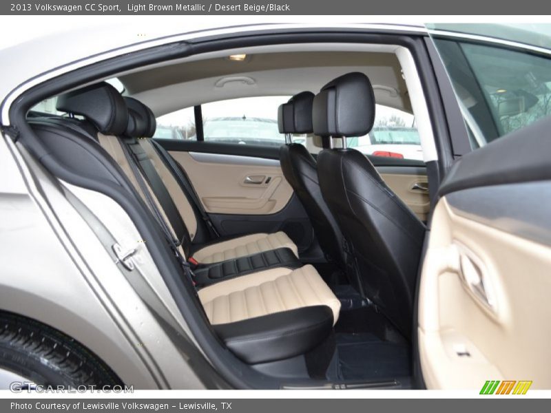 Light Brown Metallic / Desert Beige/Black 2013 Volkswagen CC Sport