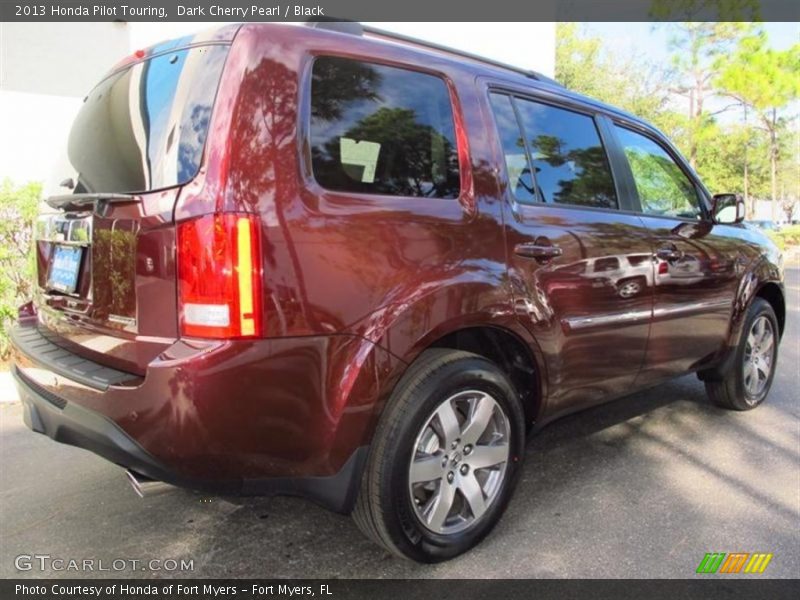 Dark Cherry Pearl / Black 2013 Honda Pilot Touring