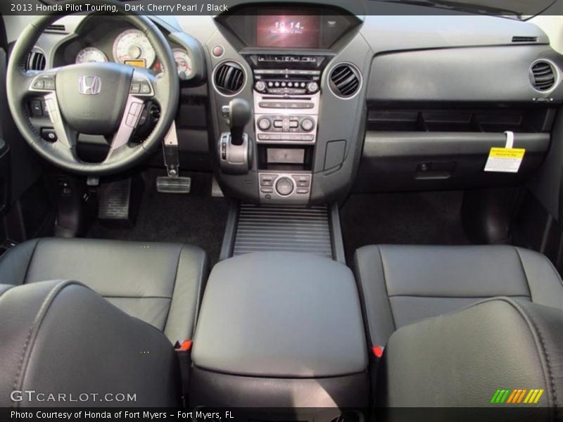 Dark Cherry Pearl / Black 2013 Honda Pilot Touring