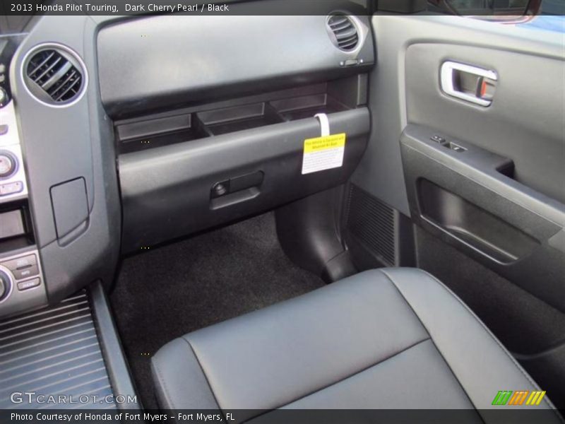 Dark Cherry Pearl / Black 2013 Honda Pilot Touring