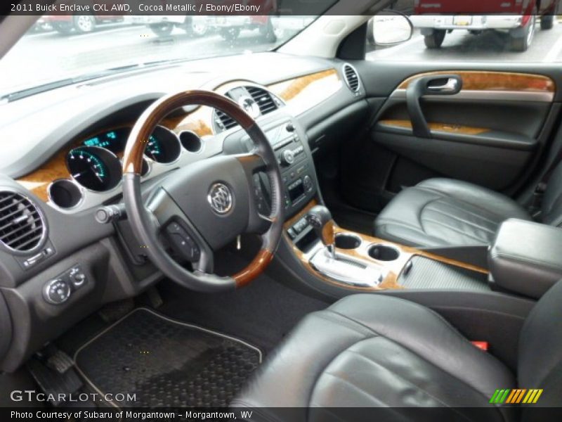 Cocoa Metallic / Ebony/Ebony 2011 Buick Enclave CXL AWD