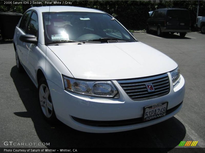 Polar White / Gray 2006 Saturn ION 2 Sedan