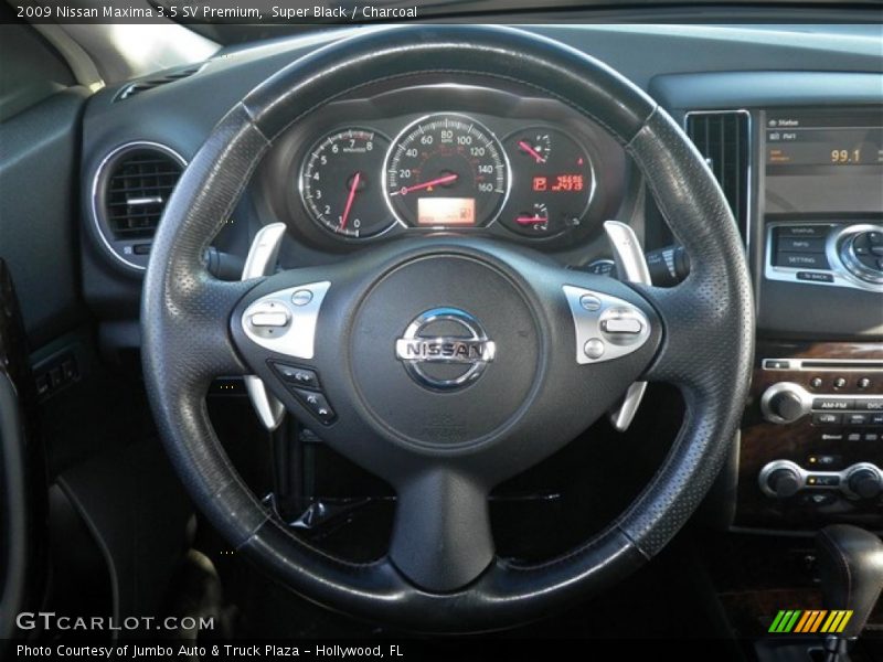 Super Black / Charcoal 2009 Nissan Maxima 3.5 SV Premium