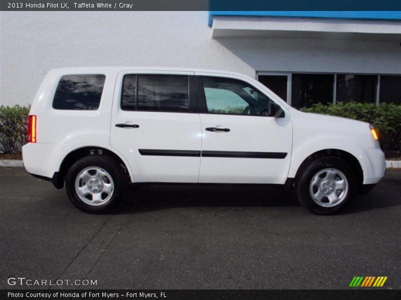 Taffeta White / Gray 2013 Honda Pilot LX