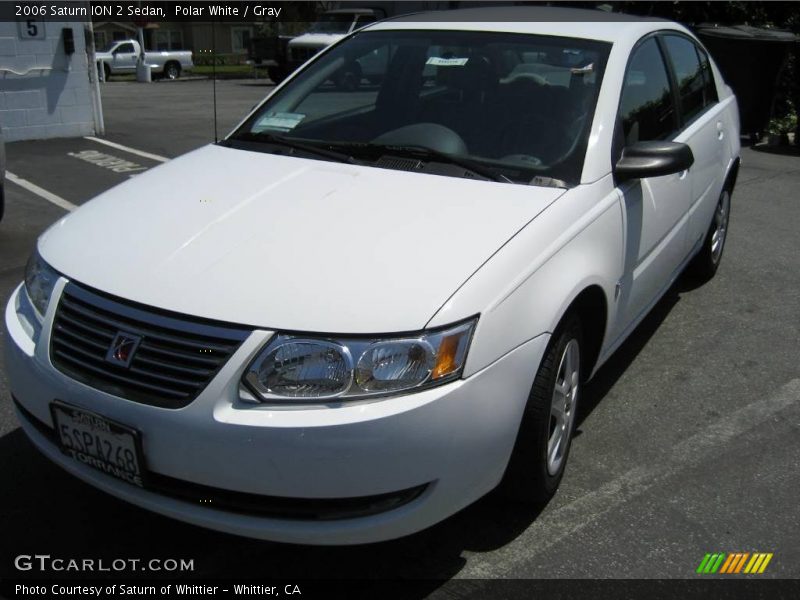 Polar White / Gray 2006 Saturn ION 2 Sedan