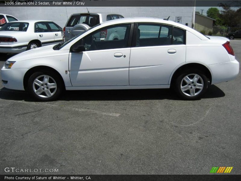 Polar White / Gray 2006 Saturn ION 2 Sedan
